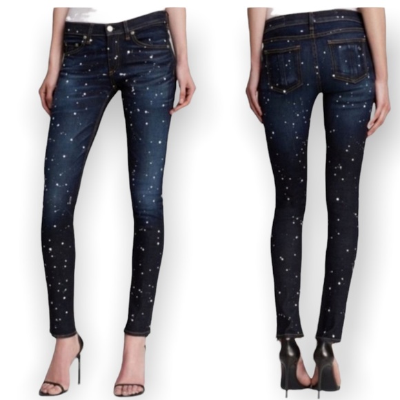 Rag & Bone Skinny Jeans Anfield Splash - Picture 10 of 10